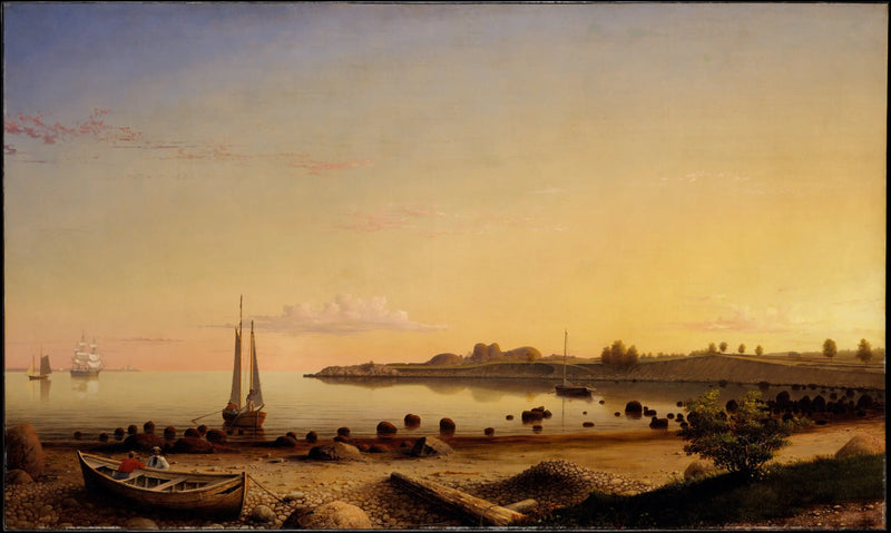 Fase Fort a través del puerto de Gloucester - Fitz Henry Lane