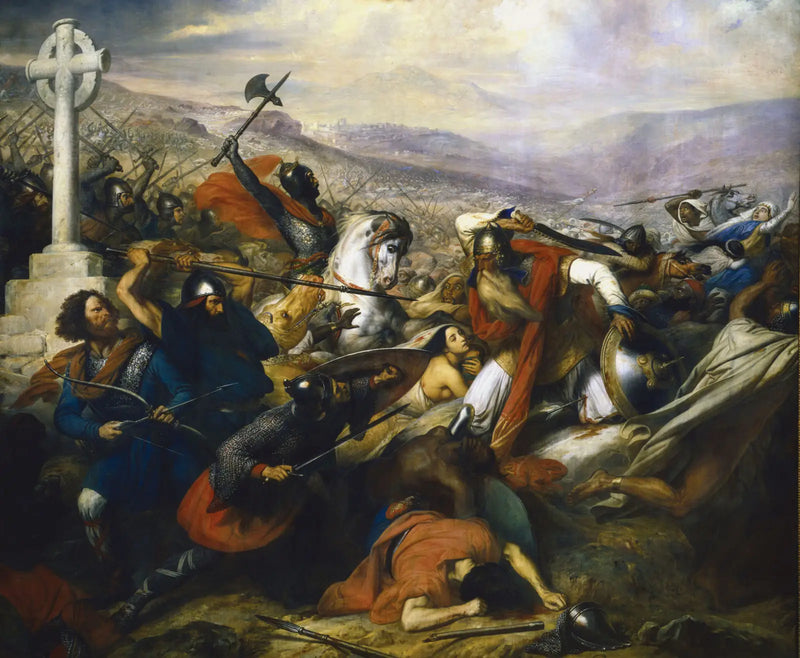 Batalla de Poitiers - Charles de Steuben