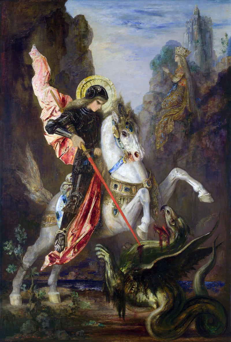 San Jorge y el Dragón - Gustave Moreau
