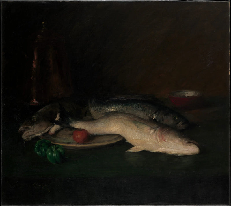 Naturaleza muerta: Pez - William Merritt Chase