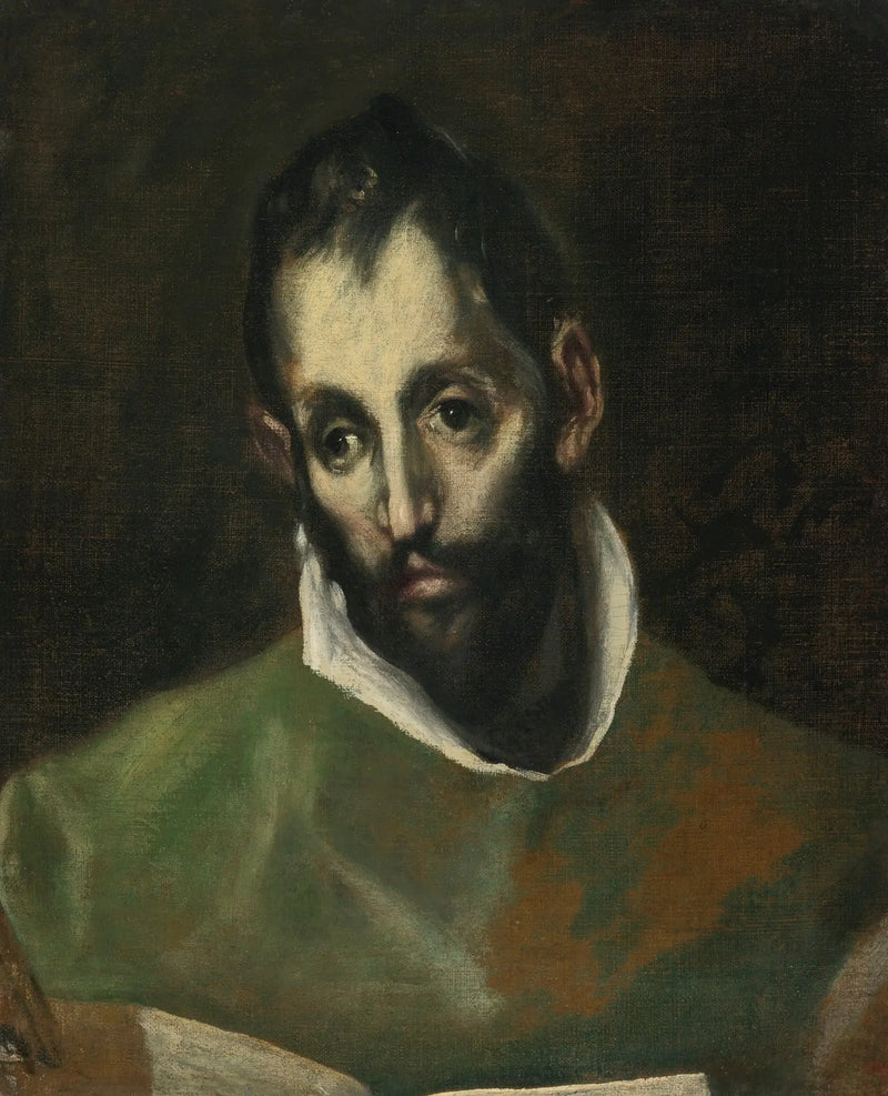 Cabeza de san Lucas el evangelista - El Greco