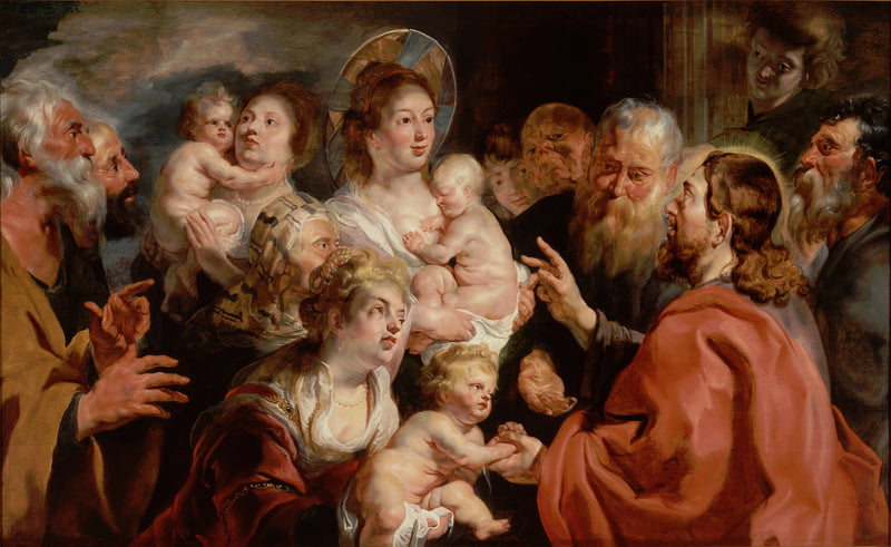 Laissez venir à moi les petits enfants - Jacob Jordaens