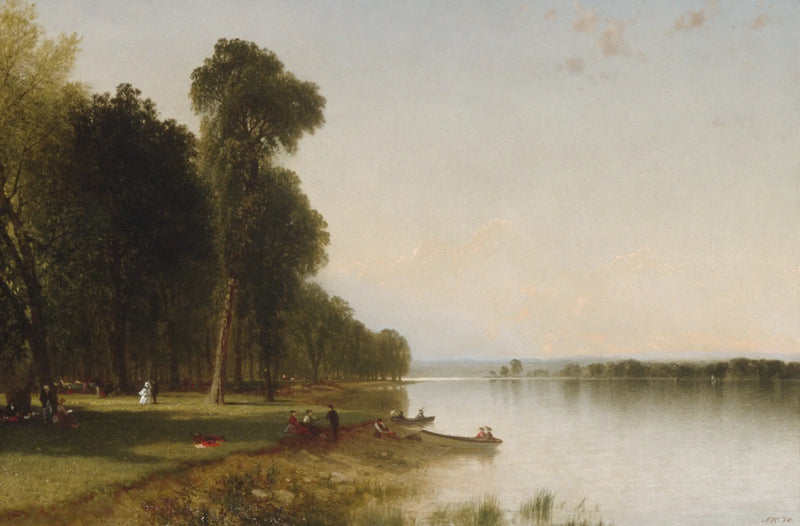 Día de verano en el lago Conesus - John Frederick Kensett