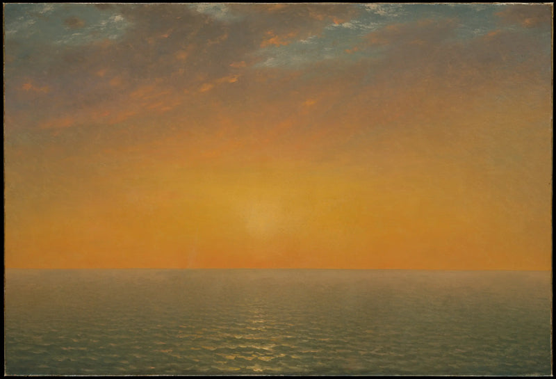 Atardecer sobre el mar - John Frederick Kensett