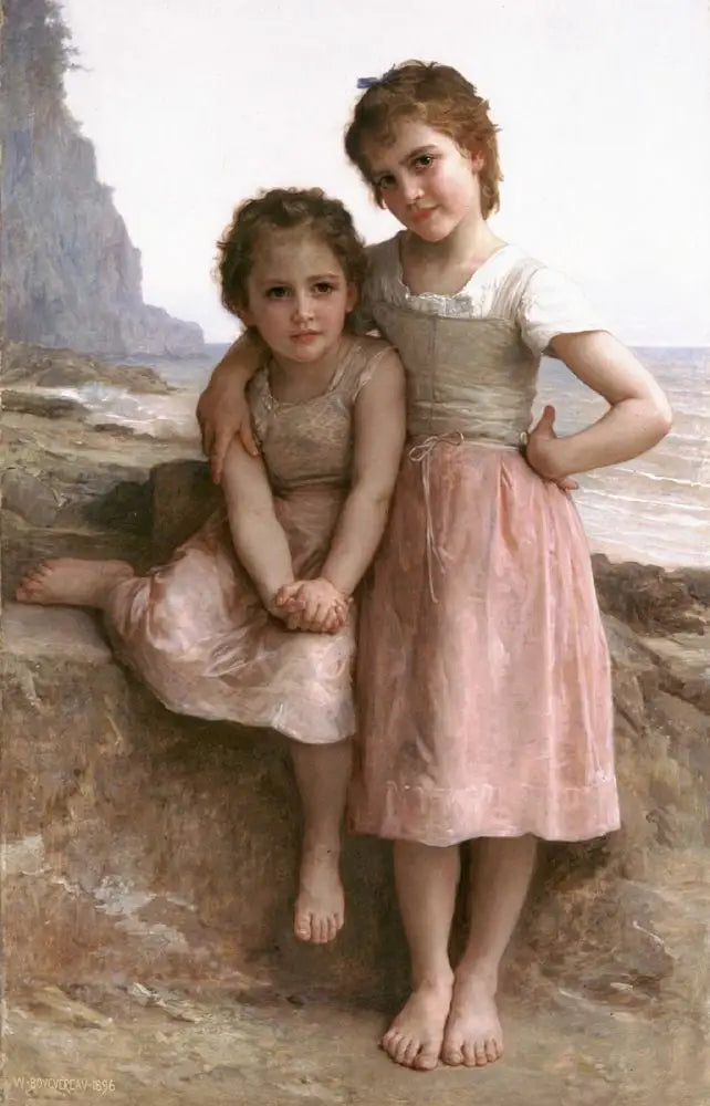 Hermanas en la orilla - Bouguereau