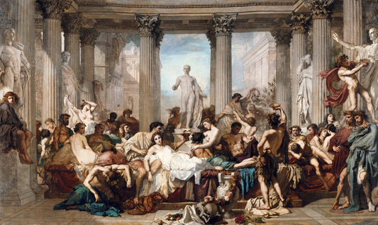 Los romanos de la decadencia - Thomas Couture (1847)