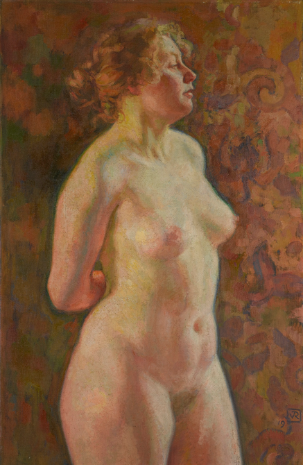 Torso de rubia - Théodore van Rysselberghe
