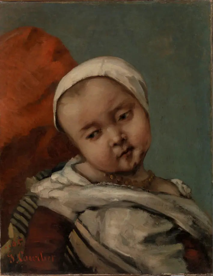 Cabeza de niño - Gustave Courbet