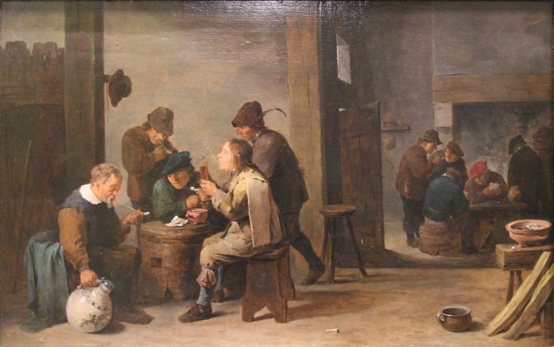 Tabagie (Los entretenimientos de los marineros) - David Teniers el Joven