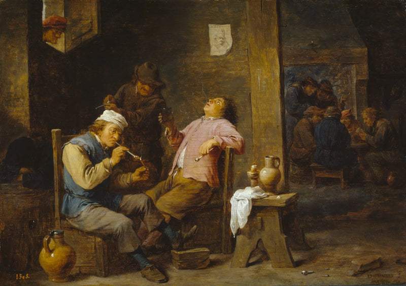 Fumadores y bebedores - David Teniers el Joven