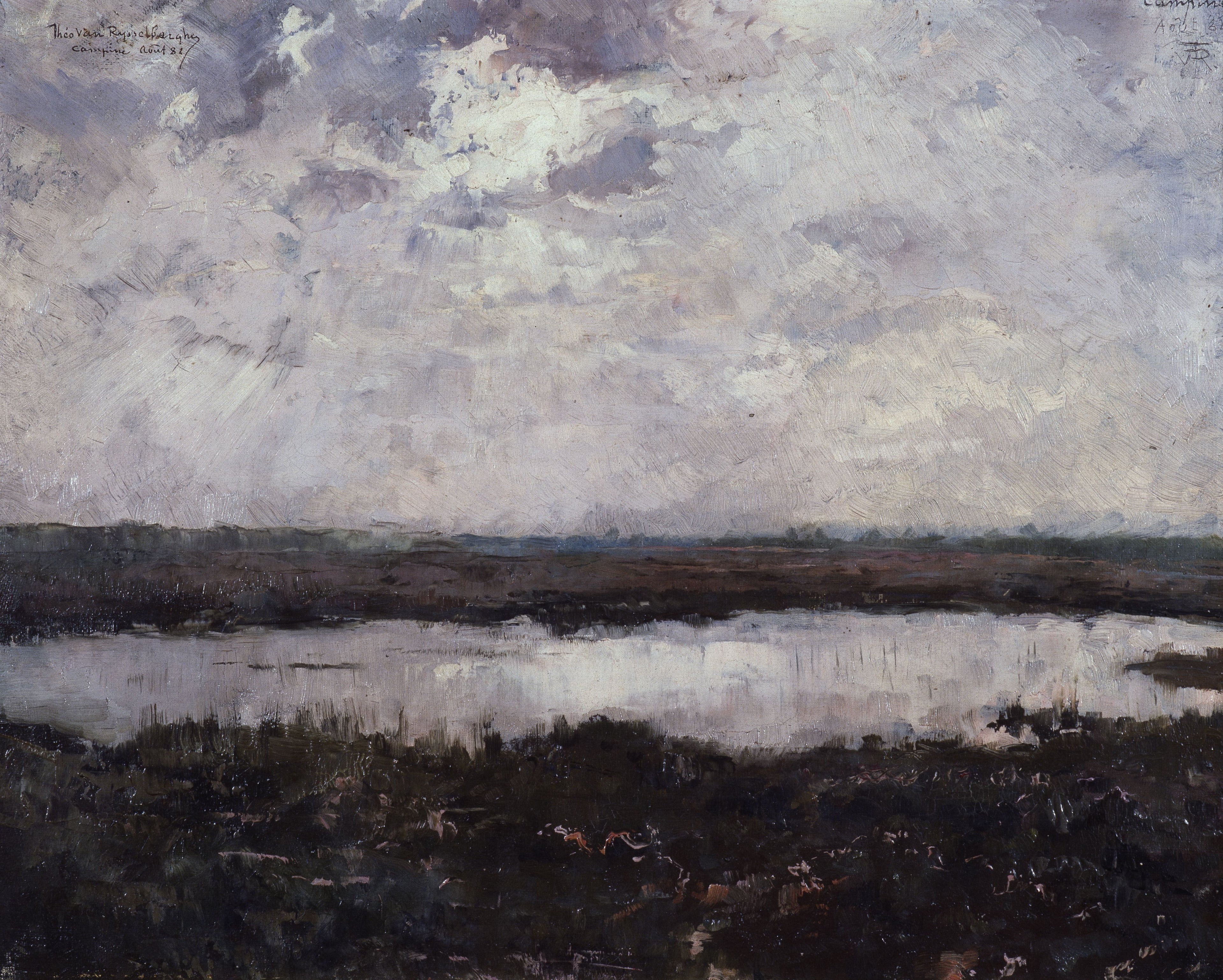 Une mare en Campine - Théo van Rysselberghe - Alpha Reproduction