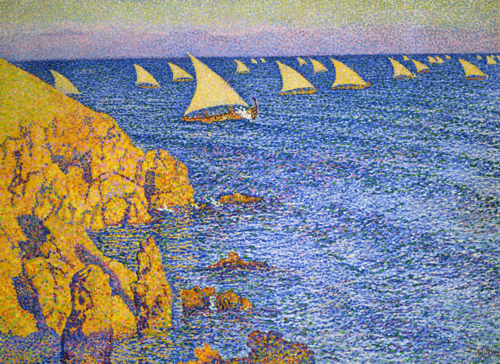 La Régate - Théo van Rysselberghe - Alpha Reproduction