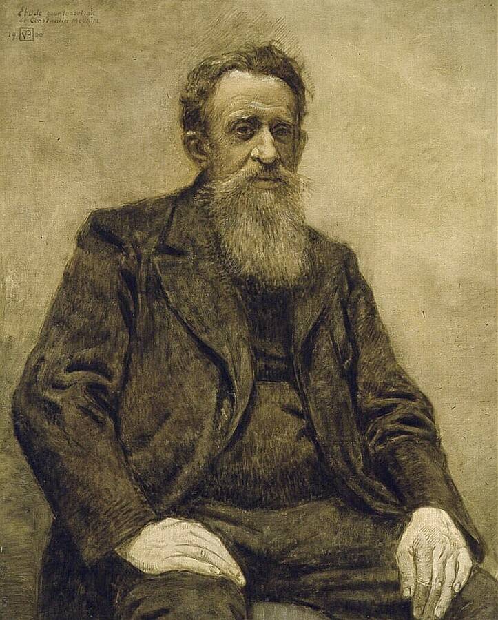 Portrait de Constantin Meunier - Théo van Rysselberghe - Alpha Reproduction