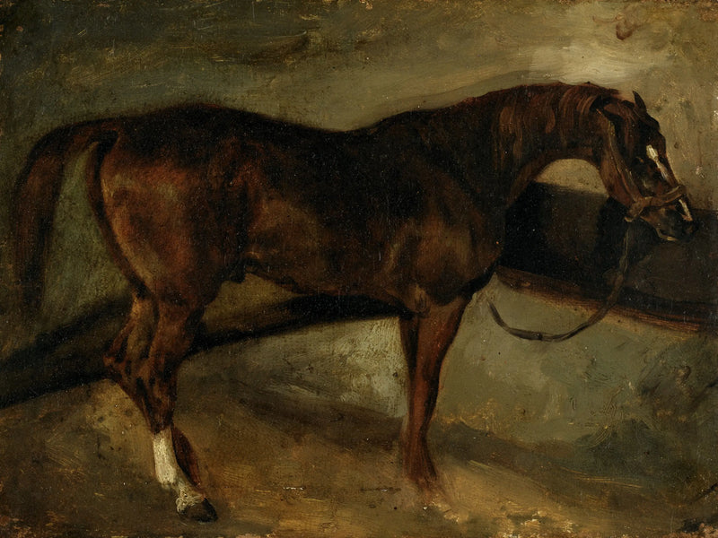 El Caballo marrón - Théodore Géricault