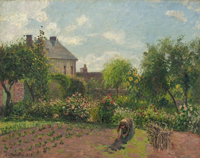 El Jardín del Artista en Eragny - Camille Pissarro