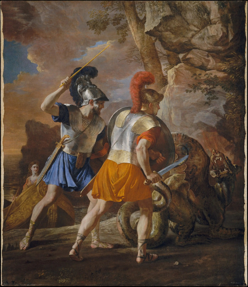 Los compañeros de Renaud - Nicolas Poussin