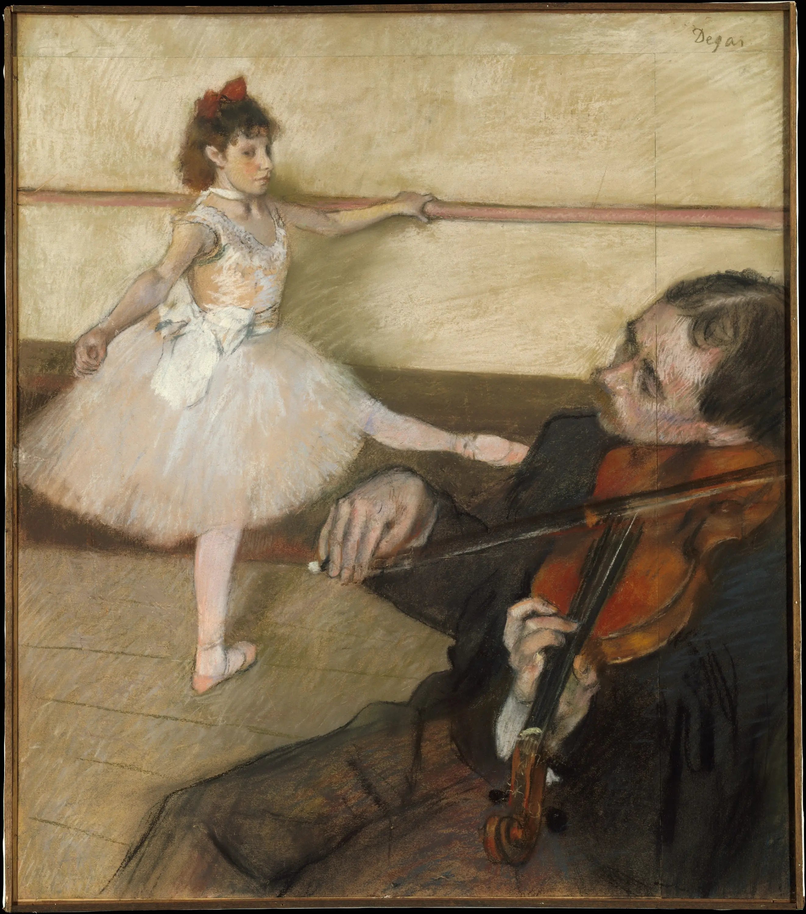 Reproduction du tableau « La leçon de danse - Edgar Degas » par Alpha Reproduction en peinture à l’huile