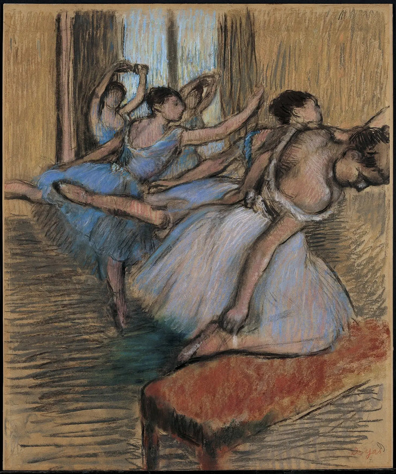 Los bailarines - Edgar Degas