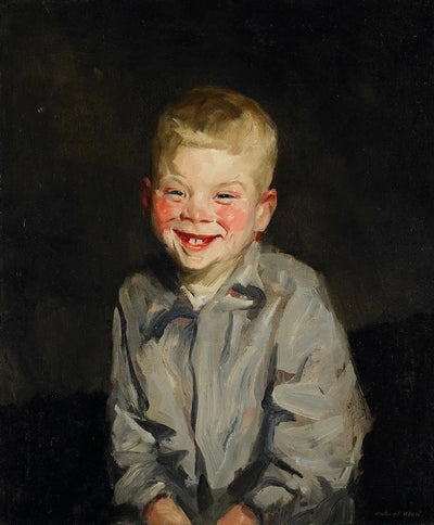 Le garçon qui rit (Jopie van Slouten) - Robert Henri - Alpha Reproduction