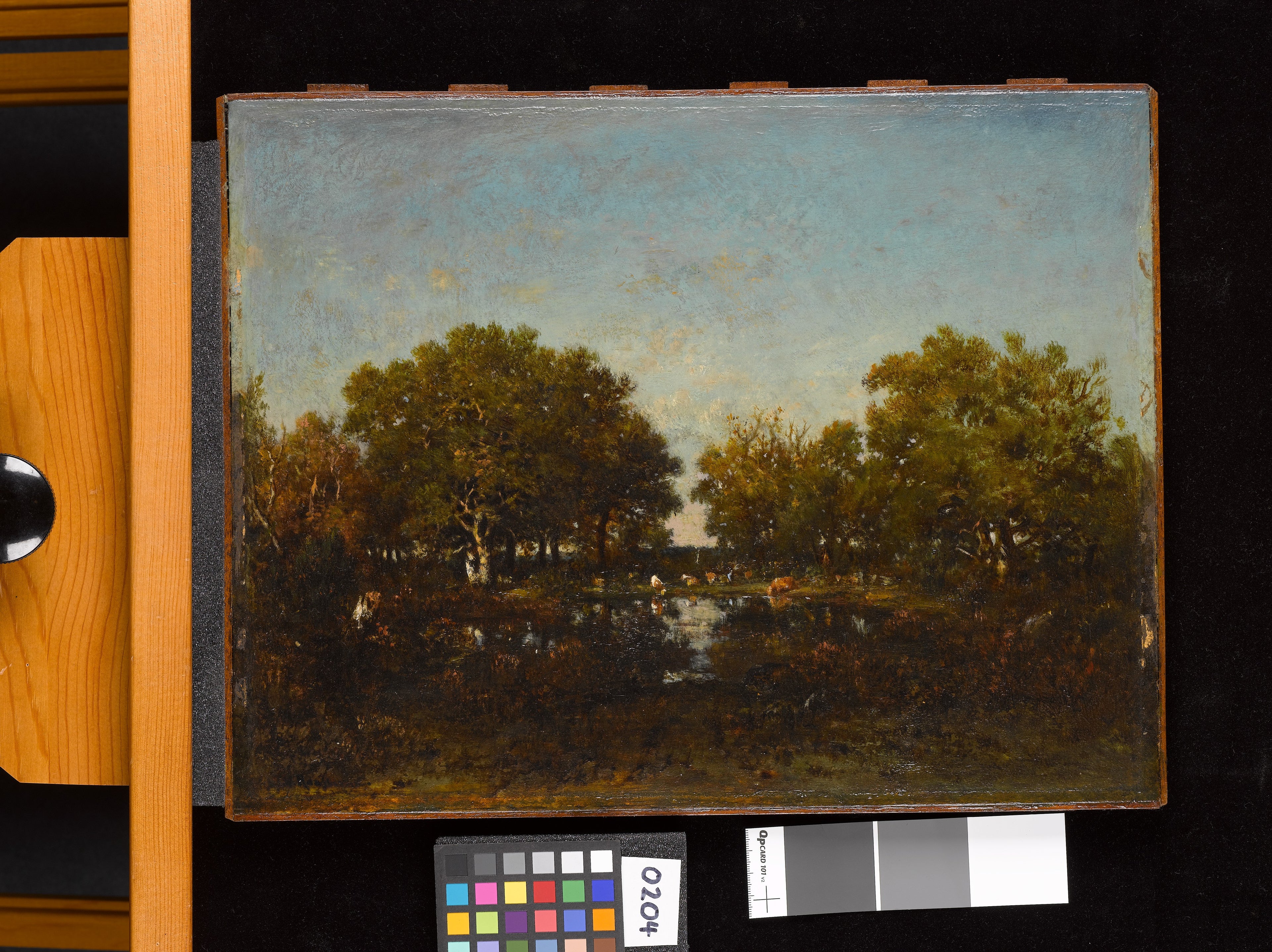 La Piscine (Souvenir de la forêt de Chambord) - Théodore Rousseau