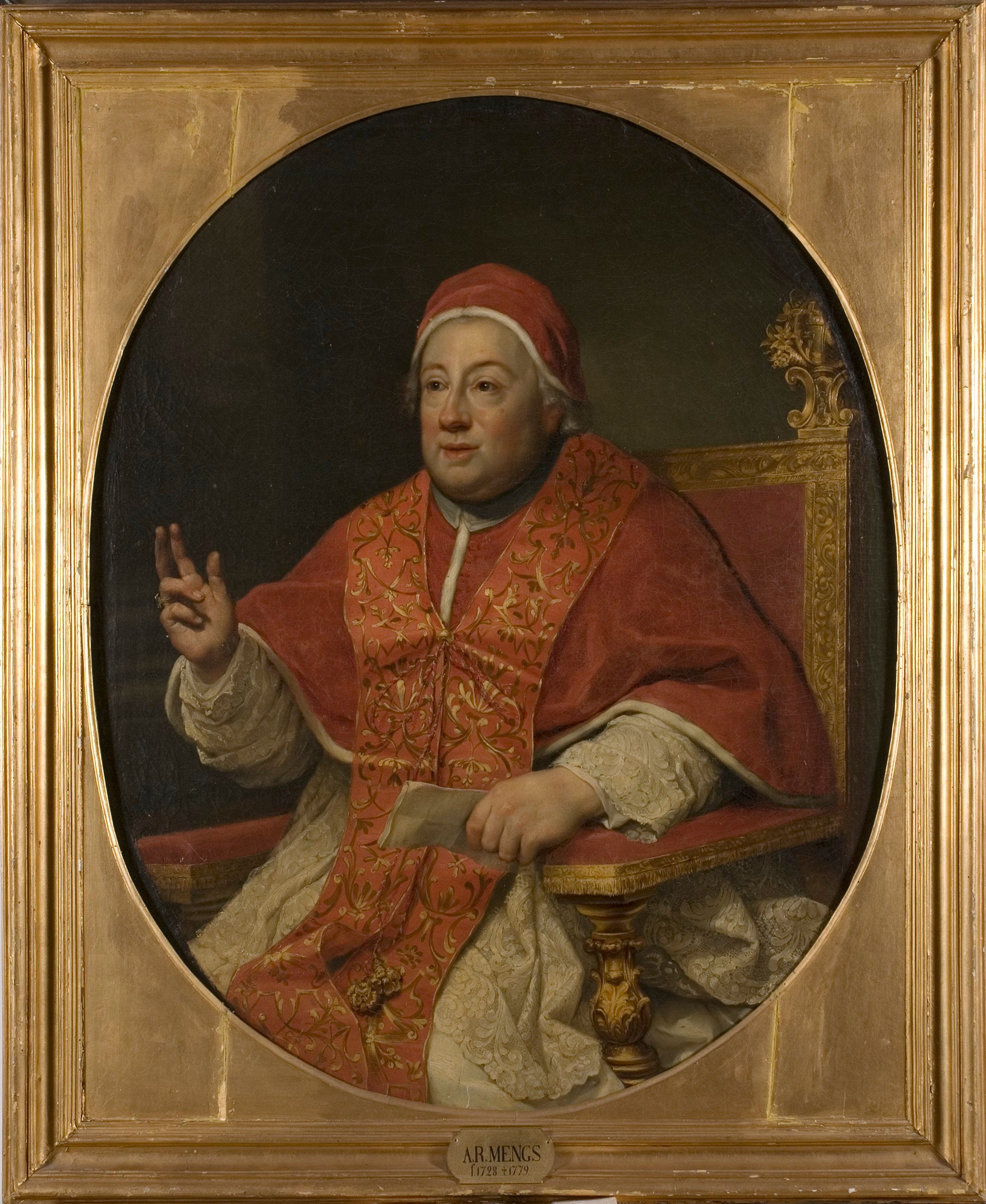 Pape Clément XIII (1693–1769) - Anton Raphael Mengs - Alpha Reproduction