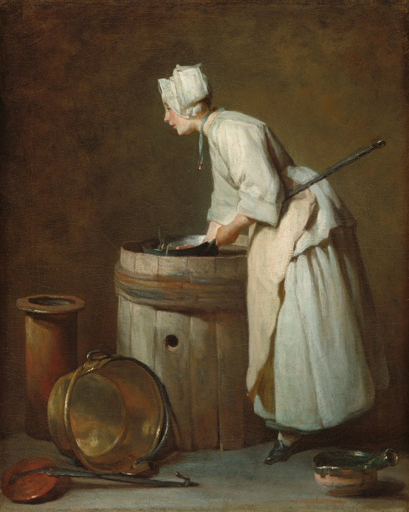 La sirvienta de cocina - Jean Simeón Chardin