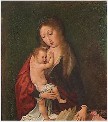 La Vierge à l'Enfant avec un livre - Bernard van Orley