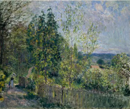 El camino de los bosques - Alfred Sisley