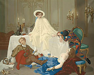 Le souper après le bal masqué - Thomas Couture