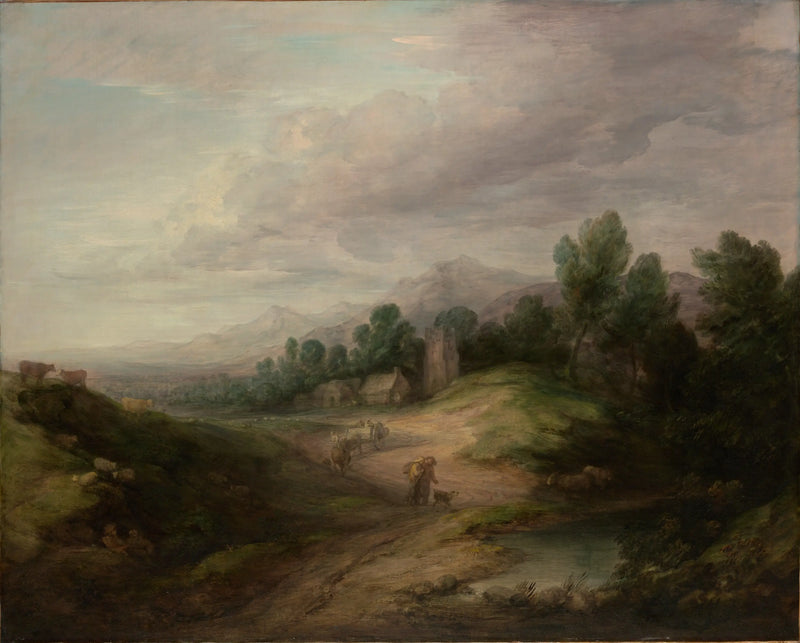 Paisaje boscoso de las tierras altas - Thomas Gainsborough