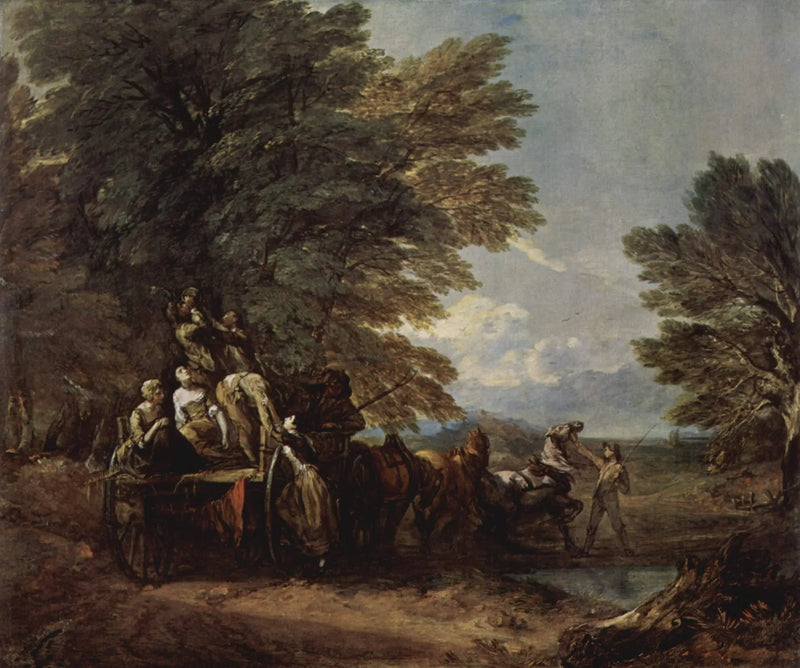 El carro de cosecha - Thomas Gainsborough