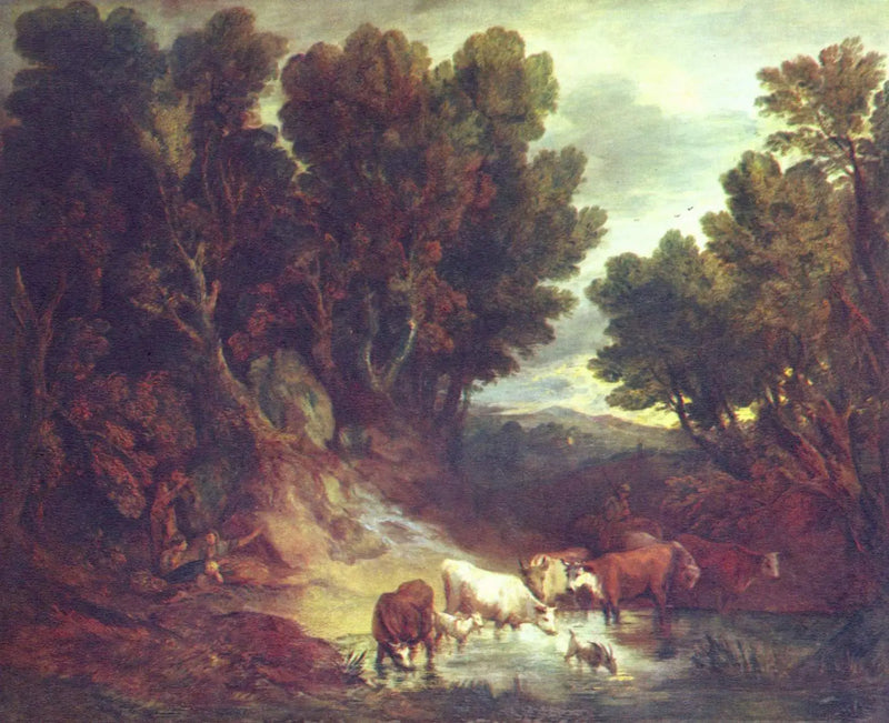 El punto de agua - Thomas Gainsborough