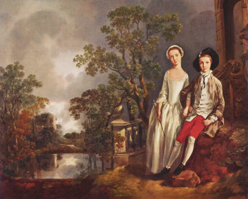 Heneage Lloyd y su hermana - Thomas Gainsborough