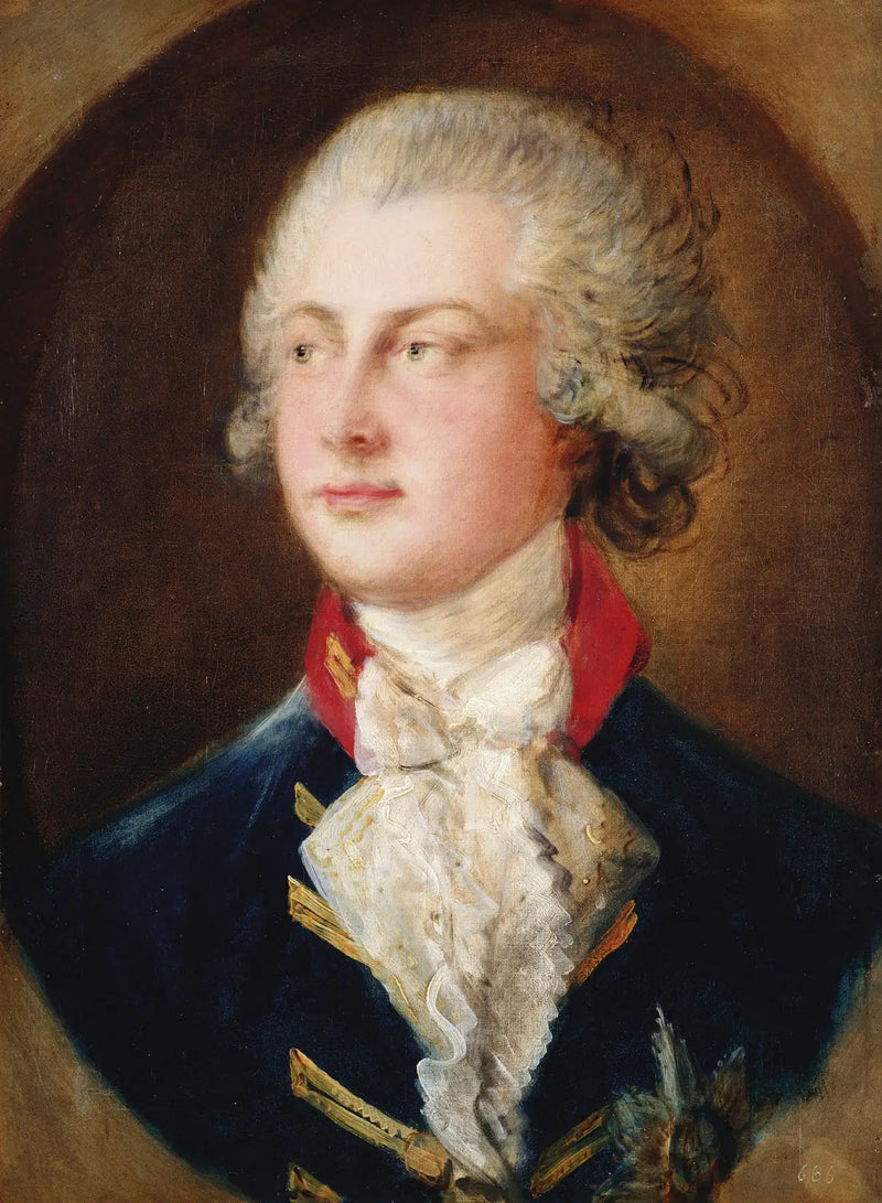 Retrato de Jorge IV, cuando aún era príncipe de Gales (1782) - Thomas Gainsborough