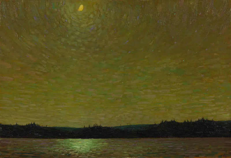 Claro de luna, comienzo de la tarde - Tom Thomson