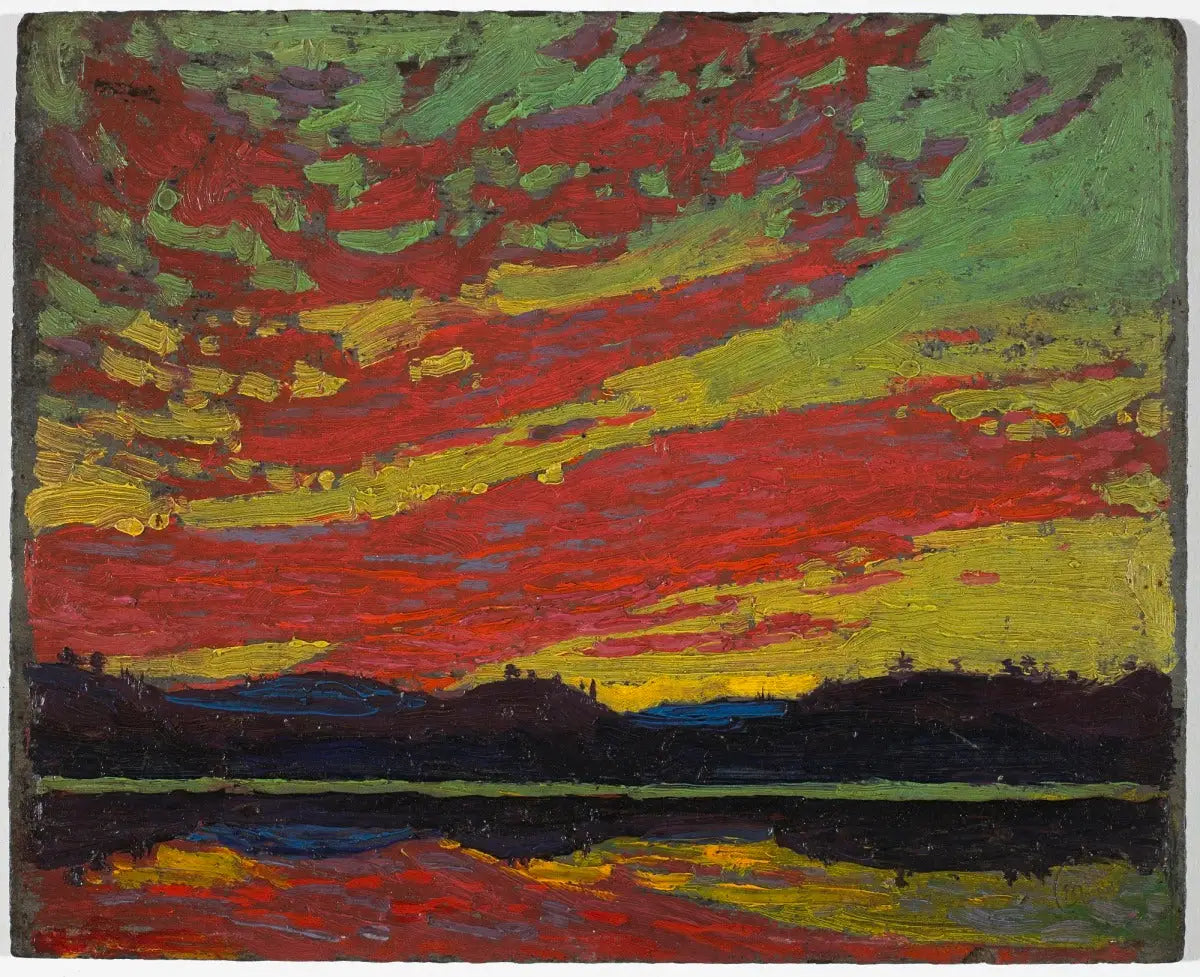 Coucher du soleil - Tom Thomson - Alpha Reproduction