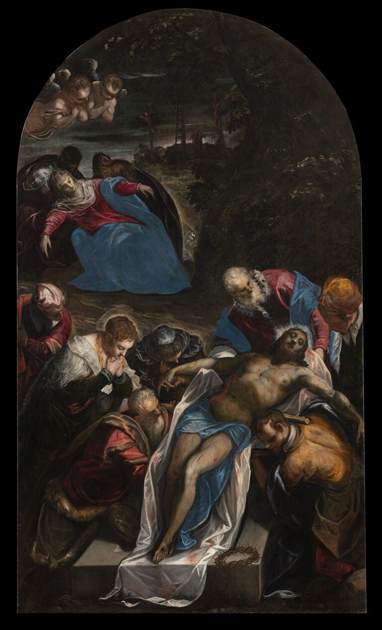Depósito en el Sepulcro - Jacopo Tintoretto