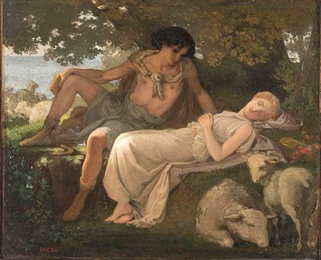 Tirsi et Clori - Henri-Pierre Picou