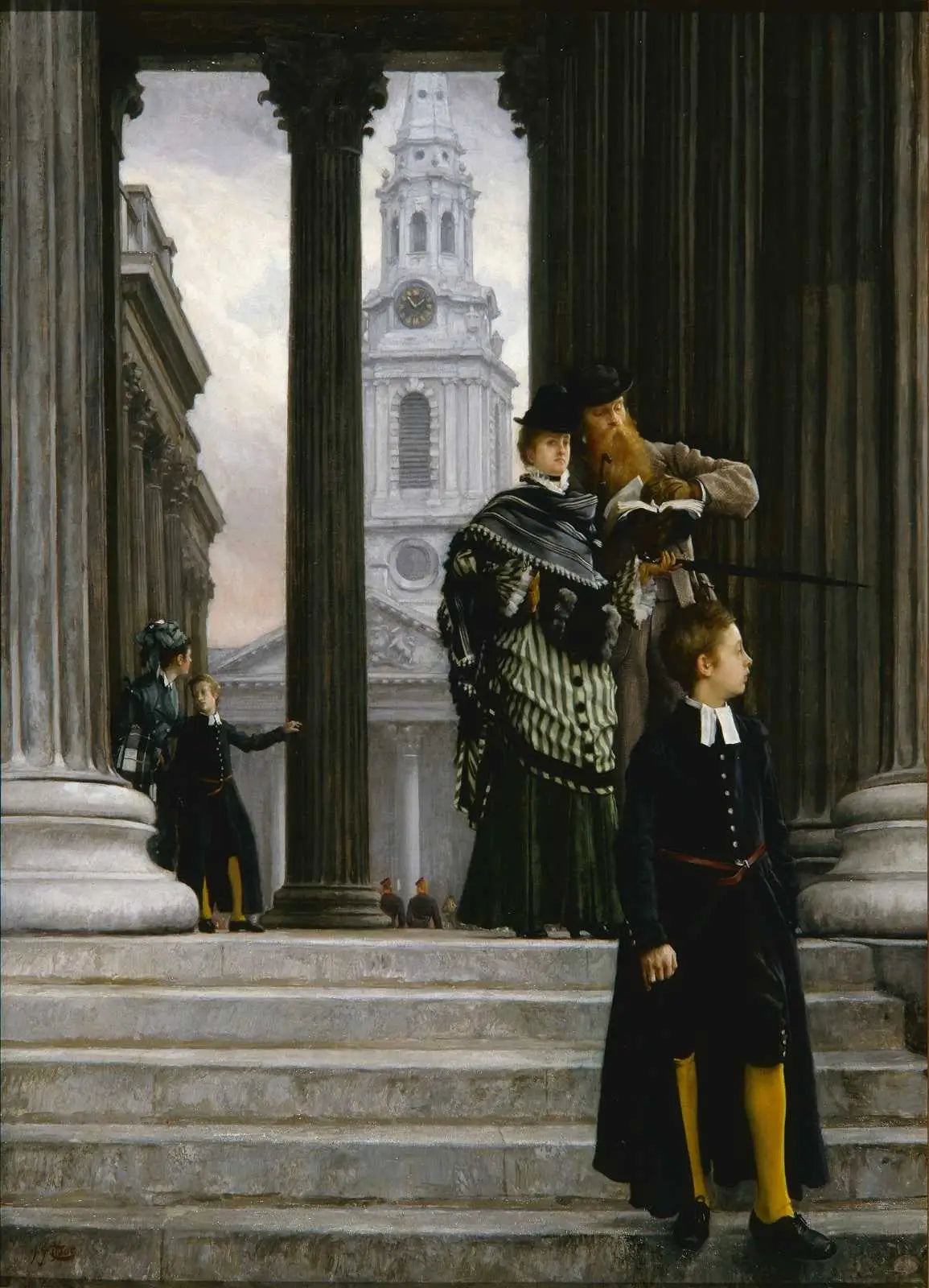 En visite à Londres - James Tissot - Alpha Reproduction