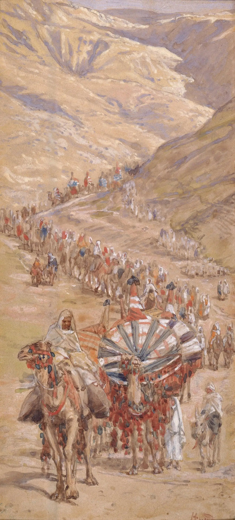 La caravana de Abram - James Tissot
