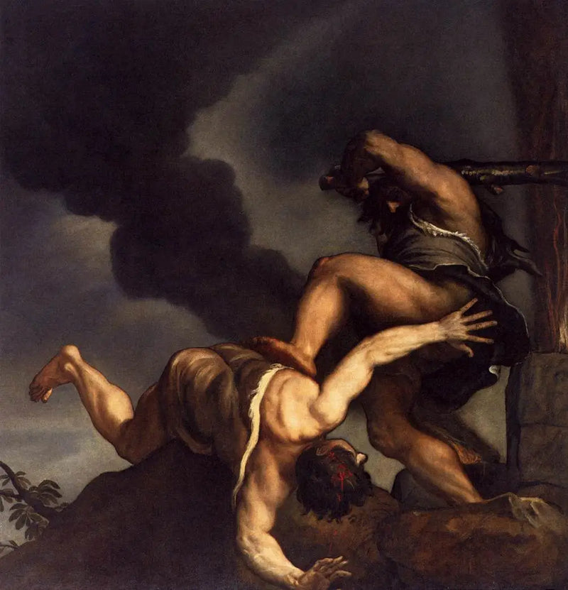 Caín y Abel - Titian