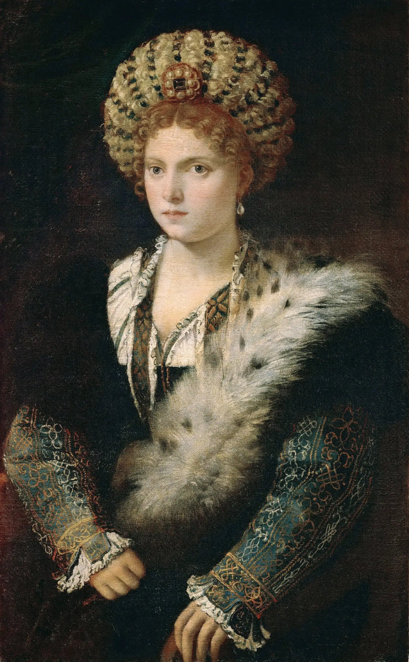 Retrato de Isabel d'Este - Tiziano