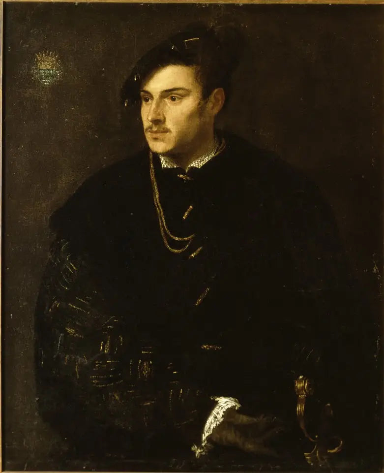 Retrato de un miembro de la casa Farnese - Tiziano