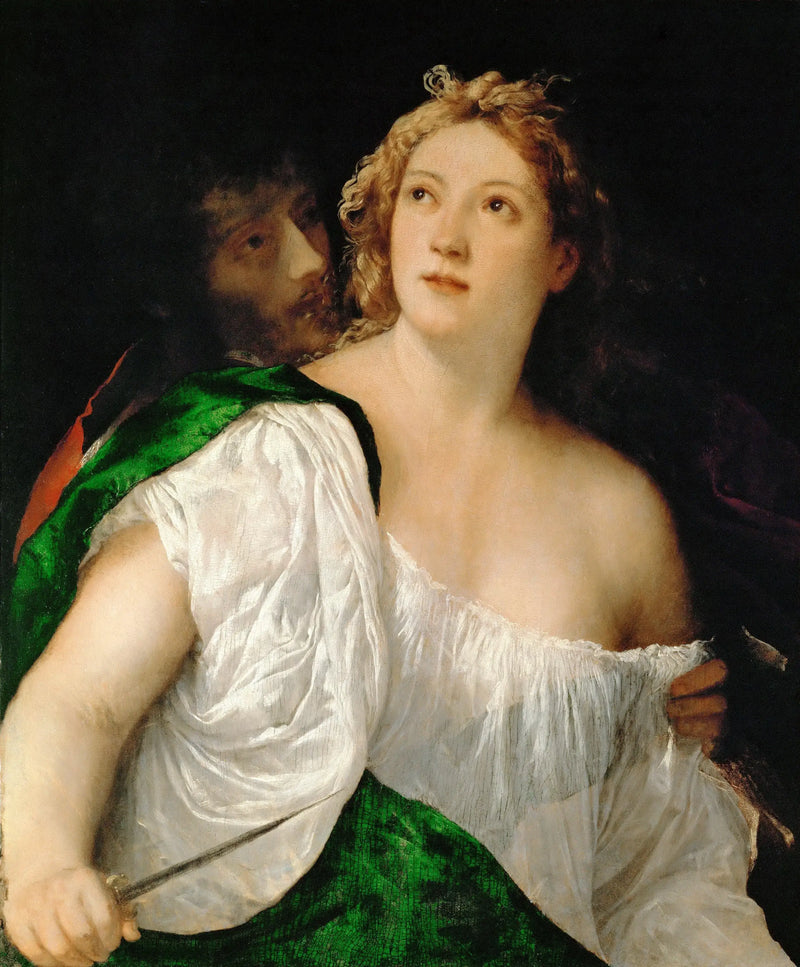 Tarquinio y Lucrecia - Tiziano