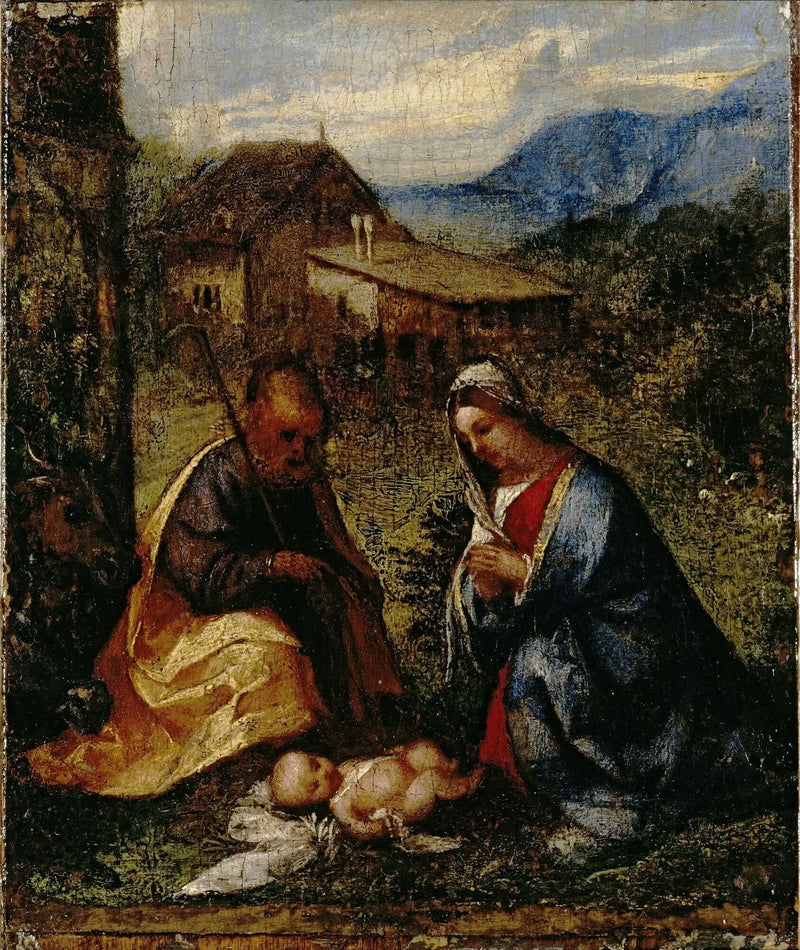 Adoración del Niño - Tiziano