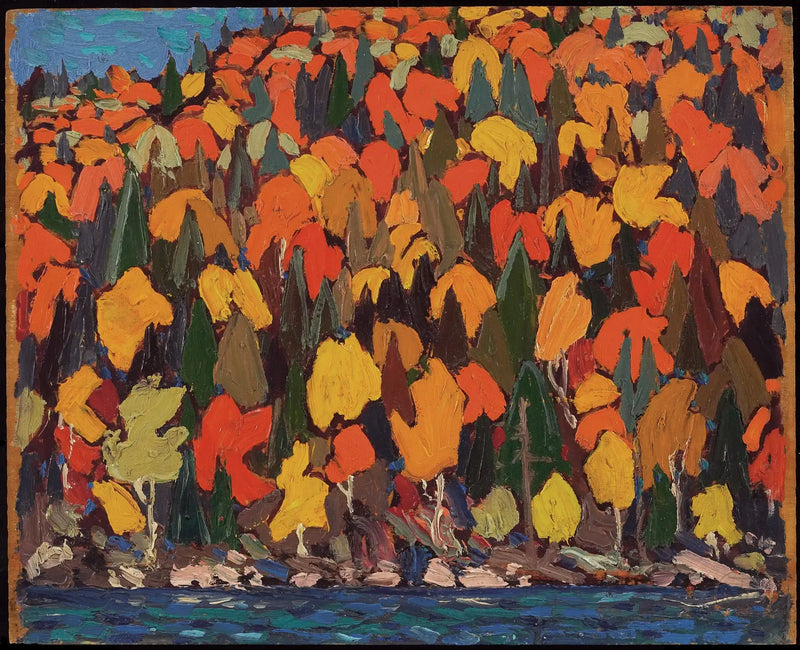 Hoja de otoño - Tom Thomson