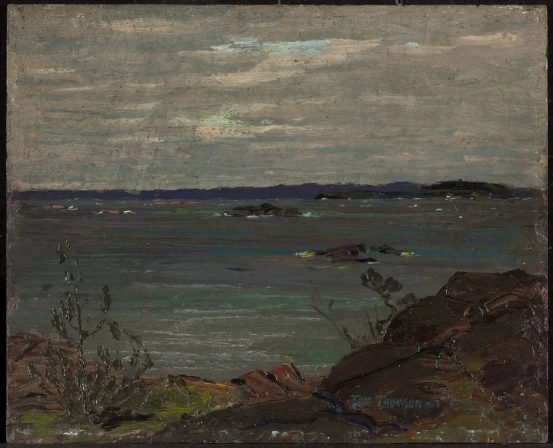 Día gris, Tumba del gigante - Tom Thomson