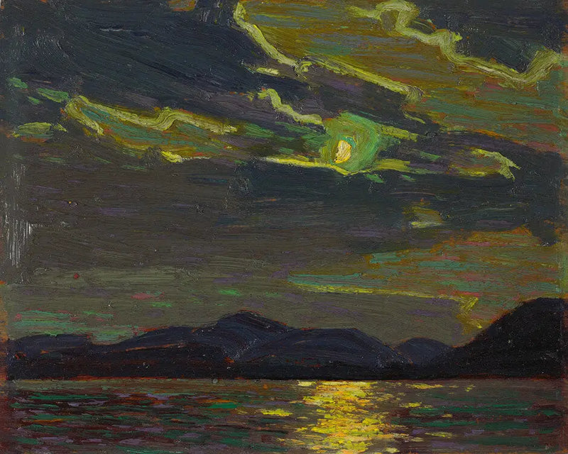 Claro de luna en una cálida noche de verano - Tom Thomson