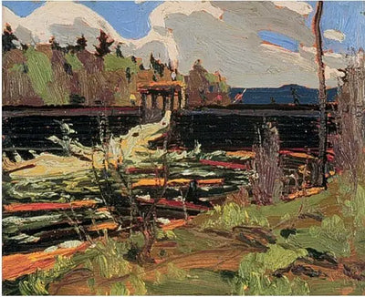 Le barrage du lac Tea - Tom Thomson - Alpha Reproduction