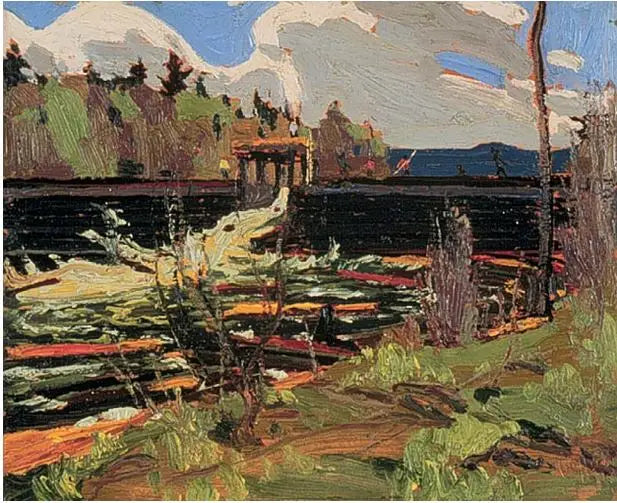 La presa del lago Tea - Tom Thomson